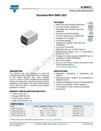 VLMW2100-GS08 Datasheet Cover