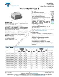 VLMW33T2U2-5K8L-18 Datasheet Cover