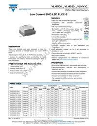 VLMY3001-GS18 Datasheet Cover