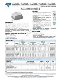 VLMY335U1V2-GS08 Datasheet Cover