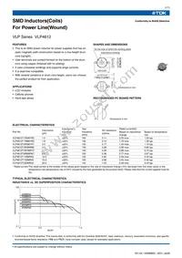 VLP4612T-150MR42 Datasheet Cover