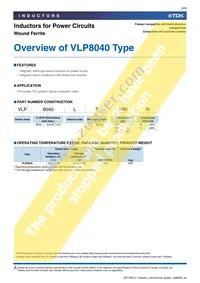 VLP8040T-1R5N Datasheet Page 3
