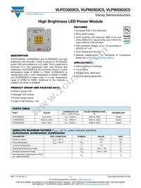 VLPW0303C5 Datasheet Cover