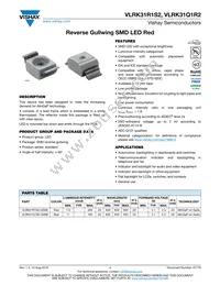 VLRK31R1S2-GS08 Datasheet Cover