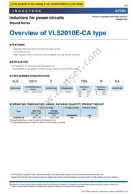 VLS2010ET-1R0N-CA Datasheet Page 3