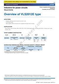 VLS2012ET-2R2M Datasheet Page 3