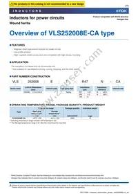 VLS252008ET-3R3M-CA Datasheet Page 3