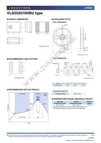 VLS252010HBU-100M Datasheet Page 3