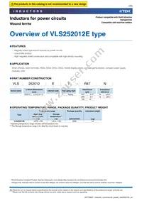 VLS252012ET-6R8M Datasheet Page 3