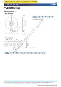 VLS3010ET-2R2M Datasheet Page 9