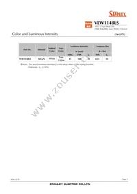 VLW1148LS-TR Datasheet Page 2