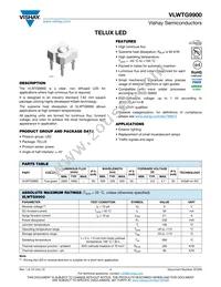 VLWTG9900 Datasheet Cover