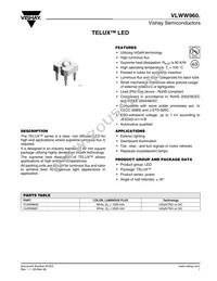 VLWW9601 Datasheet Cover