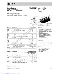 VMM85-02F Datasheet Cover