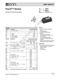 VMO1200-01F Datasheet Cover