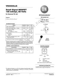 VN2222LLG Datasheet Cover