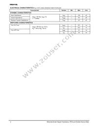 VN2410LZL1G Datasheet Page 2