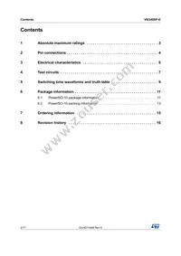 VN340SPTR-E Datasheet Page 2