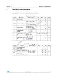 VN340SPTR-E Datasheet Page 5