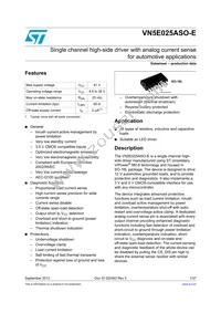 VN5E025ASOTR-E Datasheet Cover