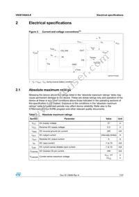 VN5E160AS-E Datasheet Page 7