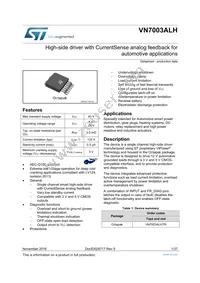 VN7003ALHTR Datasheet Cover