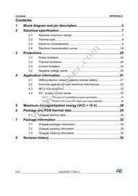 VN7003ALHTR Datasheet Page 2