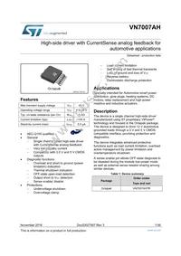 VN7007AHTR Datasheet Cover