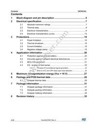 VN7007AHTR Datasheet Page 2
