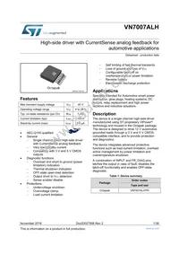 VN7007ALHTR Datasheet Cover