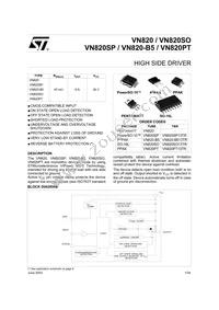 VN820(012Y) Datasheet Cover