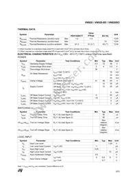 VN920SOTR-E Datasheet Page 3