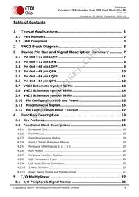 VNC2-64L1C-TRAY Datasheet Page 4