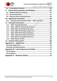VNC2-64L1C-TRAY Datasheet Page 6