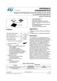 VND5004ASP30-E Datasheet Cover