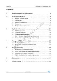 VND5E004A30-E Datasheet Page 2