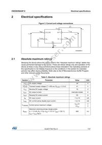 VND5E006ASP-E Datasheet Page 7