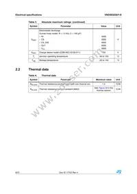 VND5E025AYTR-E Datasheet Page 8