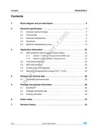 VND5E025BK-E Datasheet Page 2