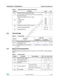 VND5E050AKTR-E Datasheet Page 9