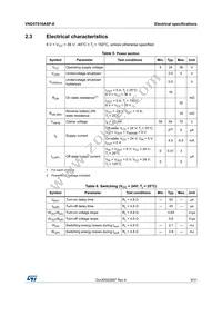 VND5T016ASPTR-E Datasheet Page 9