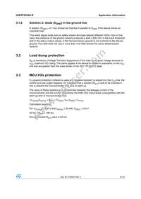 VND5T035AK-E Datasheet Page 21