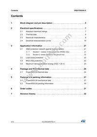 VND5T050AK-E Datasheet Page 2