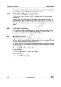 VND5T050AK-E Datasheet Page 22