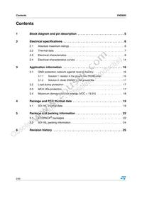 VND60013TR Datasheet Page 2