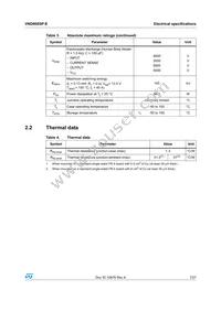 VND600SPTR-E Datasheet Page 7