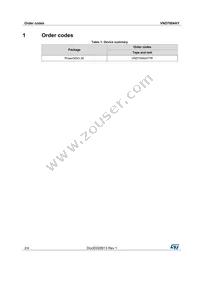 VND7004AYTR Datasheet Page 2