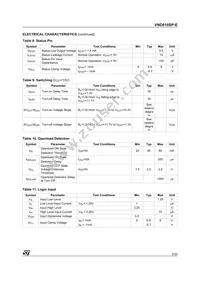 VND810SPTR-E Datasheet Page 5