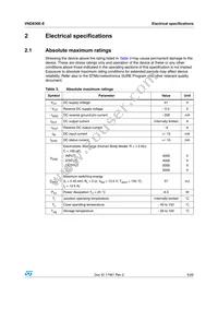 VND830E-E Datasheet Page 6