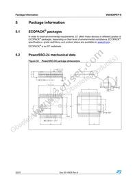 VND830PEPTR-E Datasheet Page 22